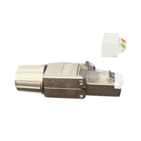 Venta Directa de Fábrica, Cable Ethernet de Campo al por Mayor, Conectores de Red Industriales RJ45 8P8C sin Herramientas, CAT7 de Alta Velocidad