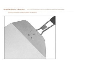 Pelle <span class=keywords><strong>à</strong></span> <span class=keywords><strong>pizza</strong></span> en acier inoxydable avec poignée pliable, pelle <span class=keywords><strong>à</strong></span> <span class=keywords><strong>pizza</strong></span> durable pour fours extérieurs, facile <span class=keywords><strong>à</strong></span> ranger, idéale pour la cuisson et les barbecues - Product Image 5