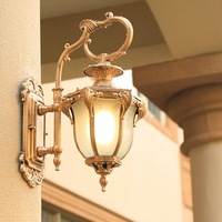 Spot Goods Sconce Luminaires Extérieurs Montage Mural IP65 Lanterne Murale Étanche pour Hôtel Jardin Extérieur Solaire Applique Murale Lampe