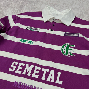 เสื้อยืดกราฟิกแบบดรอปโชว์เดอร์พิมพ์ลายขนาดใหญ่ เสื้อเชิ้ตติดกระดุมแบบลำลองสั่งทำพิเศษ เสื้อโปโลแขนยาวลำลองสั่งทำพิเศษ - Product Image 4