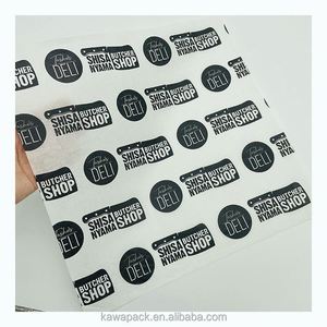 Papier de boucher imprimé sur mesure de qualité alimentaire 2026, papier d'emballage pour viande avec logo personnalisé pour l'emballage de plats à emporter des restaurants - Product Image 1