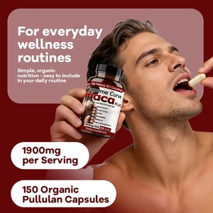 Cápsulas de Maca para Hombre, Suplementos de Raíces de Maca Negra, Roja y Amarilla con AGUAE, FENUGREEK, TRIBULUS, EXTRACTO DE DONG <span class=keywords><strong>OUAI</strong></span> - Product Image 5