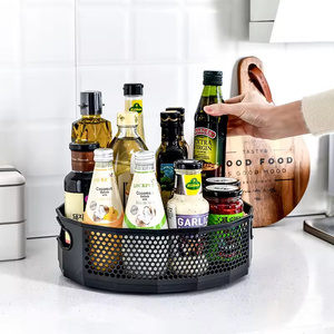 Wholesale Kitchen Plastic Rotatable Removable Multifunctional Sundries <b>Vegetable</b> Kitchen Spice Rack - Product Image 2