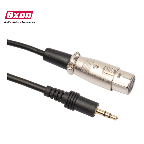 3M XLR Female to 3.5mm Male Plug Audio Cable Cord for Computer Mixer 3PIN XLR JACK to 3.5mm Stereo Plug