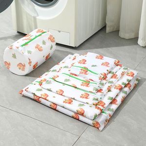<b>Printed</b> Laundry Mesh Bag Anti-Deformation Washing Net Pouch Bra Lingerie Down Jacket Sweater <b>Clothes</b> Protector Zipper - Product Image 5