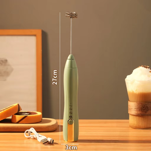 Otomatik Çift Çırpıcı Amasadora Pişirme El Tipi Şarj Edilebilir Elektrikli Çırpıcı, Standlı, Çıkarılabilir Kişiselleştirilmiş Çay İçin Süt Köpürtücü - Product Image 5