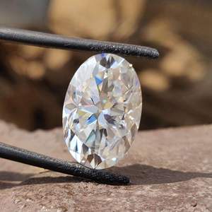 Diamante Ovale Sea Diamond all'Ingrosso, Colore D, Purezza VVS1, <span class=keywords><strong>Certificato</strong></span> IGI, 40 Carati, Diamante Sintetico CVD per Creazione di Gioielli - Product Image 2