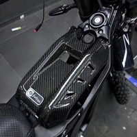 Couverture de batterie en fibre de carbone Surron Light Bee X, légère, améliorée, modifiée, protection tout-terrain, accessoires pour moto électrique tout-terrain