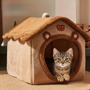 Maison pour animaux de compagnie pliable et écologique, amovible et lavable, pour chat, <span class=keywords><strong>chiot</strong></span>, canapé, lit pour animaux de compagnie, pour chiens extra petits - Product Image 3
