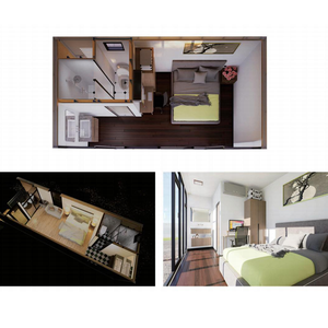 Casa Container Prefabbricata di Alta Qualità 20Ft 30Ft 40Ft Espandibile 2 3 4 Camere da Letto Edificio Prefabbricato Casa Modulare - Product Image 5