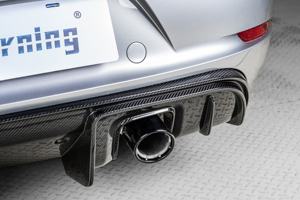 KM haute qualité <span class=keywords><strong>GT4</strong></span> OE diffuseur arrière en fibre de carbone accessoires de voiture haut de gamme pour 718 Boxster Cayman <span class=keywords><strong>GT4</strong></span> OE pare-chocs arrière - Product Image 4