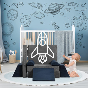 Children's Educational DIY Foam Building Blocks <b>Set</b> With Foldable <b>Wedge</b> For 4-6 Years Old Kids Playtime Fun - Product Image 4