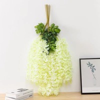 Décoration de mariage violet jual bunga lustre glycine guirlande suspendue rotin glycine fleurs artificielles