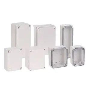 Custom Abs Ip65 Pcb Enclosure Plastic Electronic Waterproof Junction Box Outdoor Battery Case Enclosure