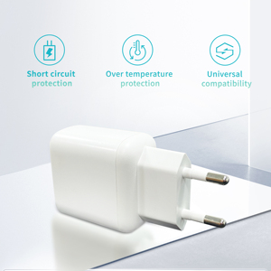 <span class=keywords><strong>Chargeur</strong></span> rapide USB 20W de marque européenne standard, Super PD A+C pour iPhones et téléphones <span class=keywords><strong>Blackview</strong></span>, tête de charge pour téléphone portable, <span class=keywords><strong>chargeur</strong></span> de téléphone portable noir - Product Image 2