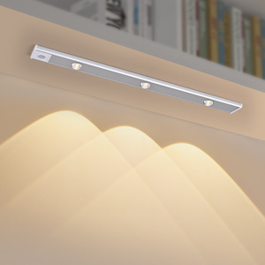 Thay Đổi Độ Sáng <span class=keywords><strong>LED</strong></span> Ánh Sáng Ban Đêm Siêu Mỏng Dưới Tủ Từ Xa Ánh Sáng PIR Chuyển Động Cảm Biến Điều Khiển Không Dây Nhà Bếp Tủ Quần Áo Từ Đèn - Product Image 4