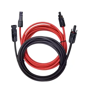 Стандартный черный красный цвет Солнечный кабель для бытовой электроники электростанции приложений
