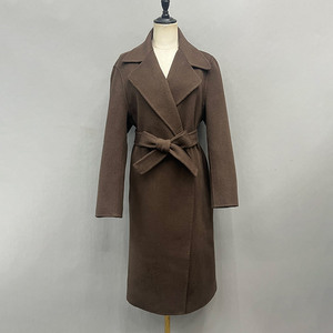 Cappotto Invernale in Cashmere di Alta Qualità a Doppia Faccia, Lungo <span class=keywords><strong>Classico</strong></span> Casual Personalizzato in Lana per Donne - Product Image 3