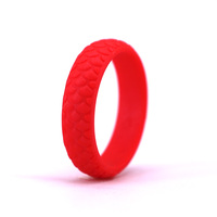 Bagues de mariage en silicone avec logo personnalisé, anneau vibrant en forme de coq
