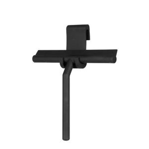 Đen Silicone Vòi Hoa Sen Squeegee Sạch Wipers Water Blade Với Silicone Hook/Kim Loại Chủ - Product Image 1