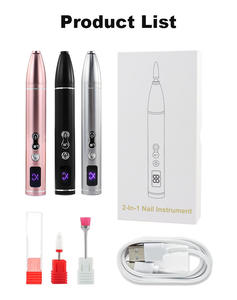 Essiccatore per unghie UV portatile ricaricabile 2-in-1 da 25000 RPM professionale e macchina per rimuovere lo smalto per unghie ad alta velocità con LCD - Product Image 6