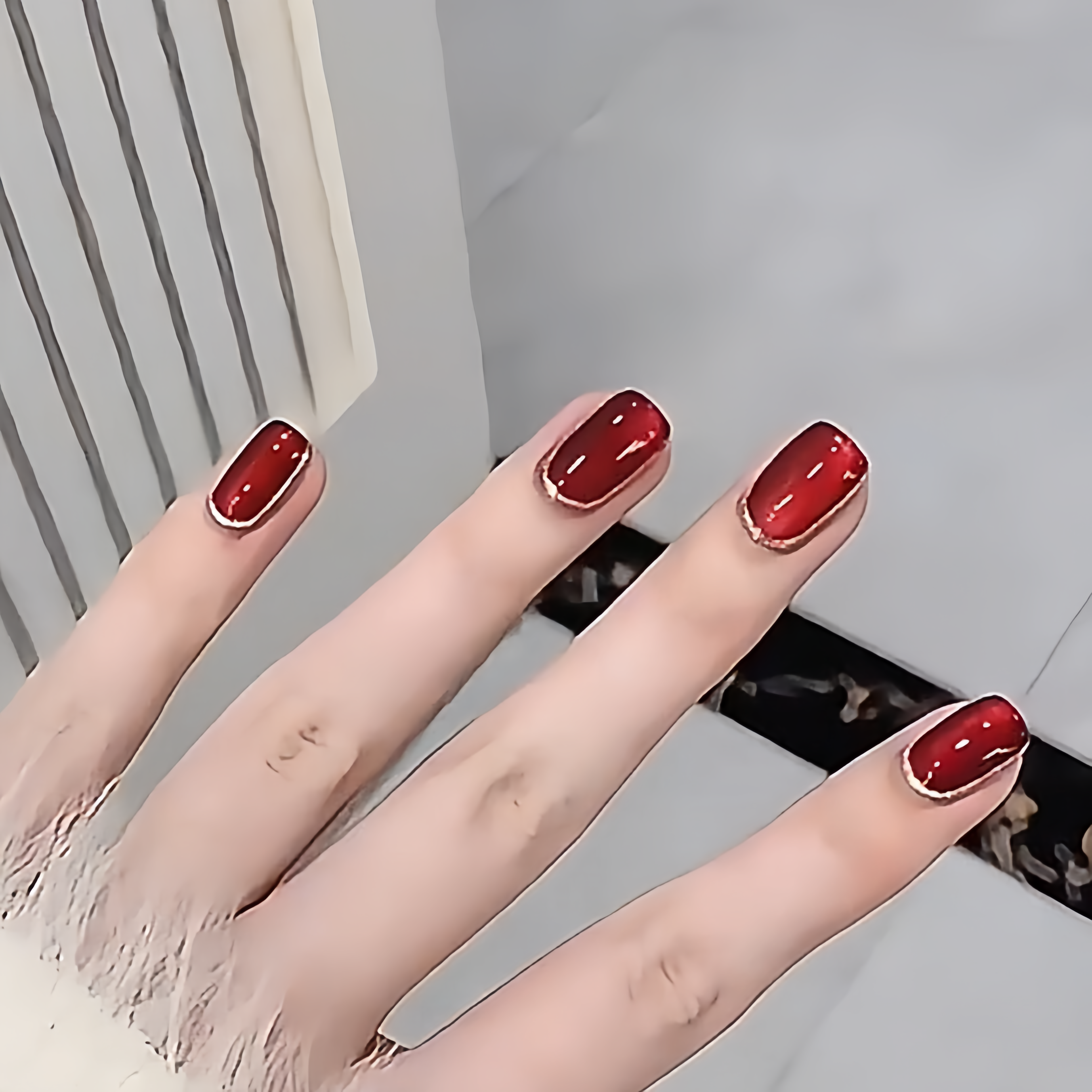 Stunning Nail Art Merah Showcase