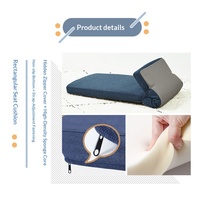 Coussin de chaise de salle à manger rectangulaire 100 % doux pour intérieur, toutes saisons, pour la maison, fourni directement à l'international