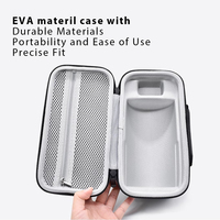 Étui pour projecteur Sac avec poignée de transport Étui de transport pour projecteur avec poches pour accessoires Noir