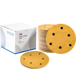 OEM <strong>Hook</strong> and <strong>Loop</strong> 5" 6 Holes 3M 236U SandPaper <strong>Disk</strong> Silicon Carbide <strong>Sanding</strong> Disc for Car Metal Polishing Paper 100Pcs Per Box - Product Image 2