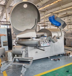 Coupe-vacuum industriel commercial pour viande, hachoir 20L-550L, lame en acier inoxydable, mélangeur automatique de viande et de saucisses - Product Image 2