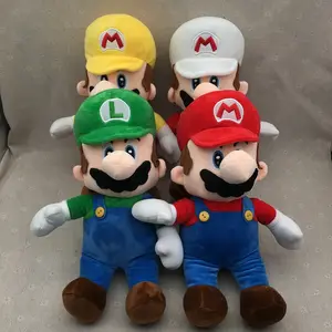 Meilleure vente 8 pouces Luigi Mario peluche jouet enfants cadeaux personnage de dessin animé figurine en peluche poupées enfants jouets