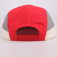 Gorra Deportiva Impermeable con Orificios Cortados a Láser, Logotipo Personalizado, Gorra de Poliéster de Alto Rendimiento, Gorra de 5 Paneles para Golf y Campamento
