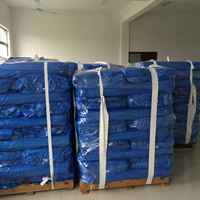 Bâche imperméable 20x20 pieds 9 mil, résistante aux UV et aux déchirures, en PVC enduit au couteau, pour rideau latéral de camion et remorque
