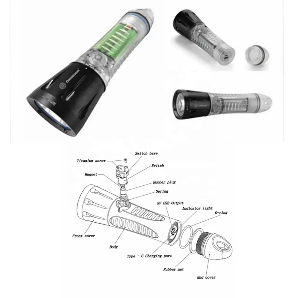 Engineering Diving Torch to 120M ,14000mAh with LG battery and CREE LED ,Max1200lumens