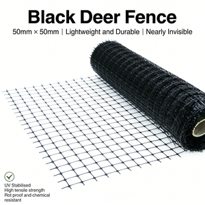 경량 블랙 UV PP 가금류/사슴 방호망 (사각형 메쉬 구멍, 사슴 방지 울타리망) 도매 - Product Image 2