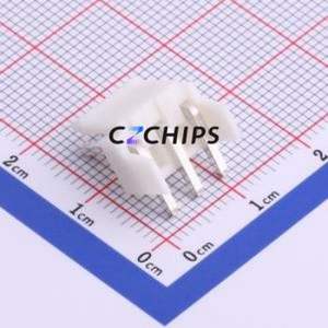 HX39601-3WAD Wire-to-Board Pin Header Bent Lead Through Hole,P=3.96mm Connector 1x3P 3.96mm Right Angle Insert VH - Product Image 2