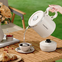 Bouilloire et marmite électrique intelligente sans fil pliable, en acier inoxydable 304, best-seller 2026, pour voyage, hôtel et usage domestique