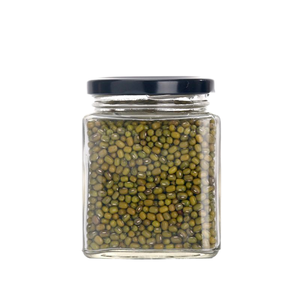 Pot en verre carré avec couvercle en fer, capacité 200ml/280ml/380ml/500ml, idéal pour les cornichons - Product Image 2