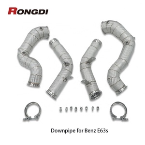 Vente Flash : Downpipe d'échappement droit à isolation thermique pour Mercedes-Benz E63/E63S W213 M178 2018+ - Product Image 1