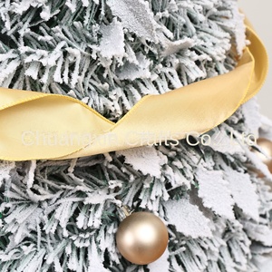 Árbol <span class=keywords><strong>de</strong></span> <span class=keywords><strong>Navidad</strong></span> Artificial Plegable Telescópico <span class=keywords><strong>de</strong></span> Alta Calidad Directo <span class=keywords><strong>de</strong></span> Fábrica, Decoración Personalizada con Flocado Blanco <span class=keywords><strong>para</strong></span> Almacenamiento - Product Image 2