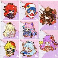 Kostenlose Muster: Individuelle Emaille-Pins ohne Mindestbestellmenge, Metall-Soft- und Hard-Enamel-Anstecknadeln, 3D-Glitzer, Niedliche Kawaii Anime-Emaille-Pins und Abzeichen