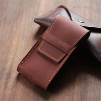 Enkelvoudige horloge-etui, draagbare reis-horloge-etui voor heren en dames, leren horloge-opbergdoos, leren tas