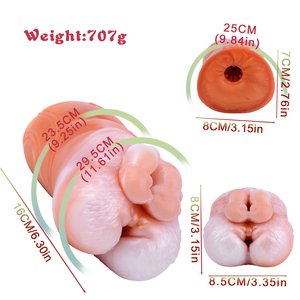 GEEBA Masturbatore Maschile a Forma di Corgi, Massaggiatore Prostatico, Vagina Morbida e Stretta in Silicone, Giocattolo per Masturbazione all'Ingrosso - Product Image 4