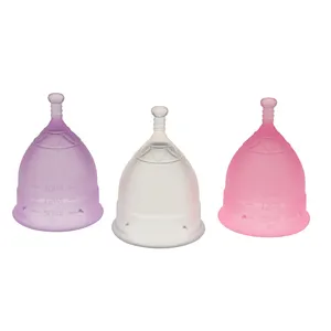 핫 세일 생리주기 컵 의료 실리콘 생리컵 여성 위생 컵