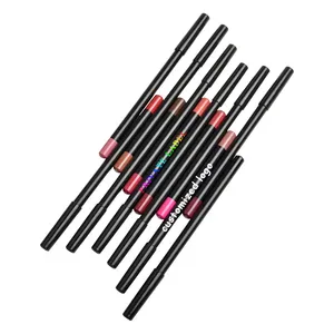 Crayon à lèvres minéral 21 couleurs 3in1 Crayon Eyeliner multifonctionnel Crayon à lèvres pour sourcils Nude Lip Liners