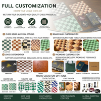 Jeu d'échecs professionnel 16 pouces en bois grainé, pièces lestées, 2 reines supplémentaires, luxe, écologique, durable, mallette portable, pour tournoi