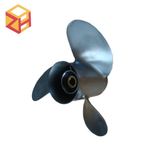 3-lame Baladed 17-cm Pitch marine Aluminum levigato elica superficiale - Product Image 6