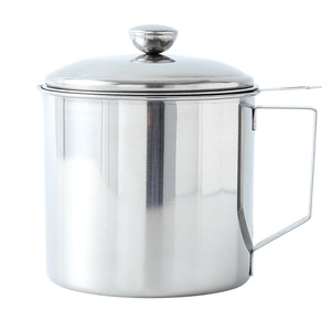 Dụng Cụ Lọc Dầu Chiên Nhà Bếp Bằng Thép Không Gỉ Hộp Đựng Nồi Lọc Dầu Mỡ + Nắp - Product Image 2