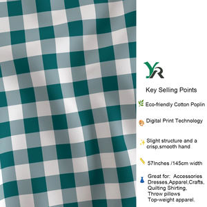 Conception de popeline de <span class=keywords><strong>tissu</strong></span> <span class=keywords><strong>vichy</strong></span> en coton <span class=keywords><strong>vert</strong></span> <span class=keywords><strong>et</strong></span> <span class=keywords><strong>blanc</strong></span> pour vêtements pour chemises sacs accessoires artisanat pour garçons <span class=keywords><strong>et</strong></span> filles - Product Image 5