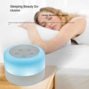 Lampu Tidur LED White Noise Pengukur Tidur Lampu Malam Rumah Hipnotik Pernapasan Tidur Lampu Meja Kamar Tidur Termasuk Baterai Isi Ulang - Product Image 1